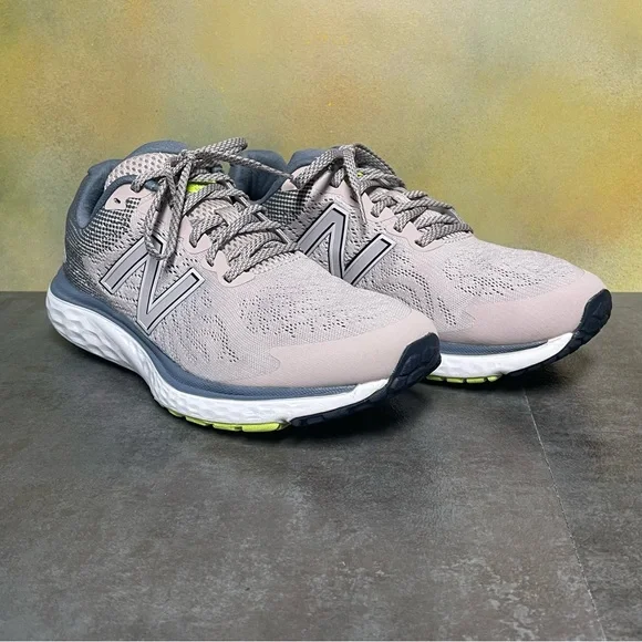 New Balance Fresh Foam 680 V7 Light Brown/Gray Women's Running Shoes Size 9.5B - Picture 10 of 16